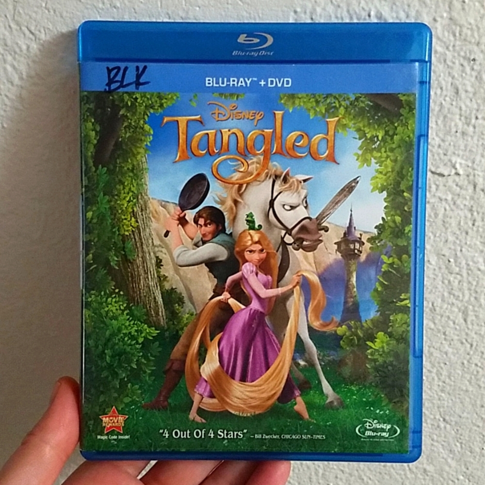 Tangled Disney Blu-Ray + DVD Rapunzel
